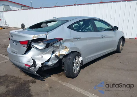 2014 Hyundai Elantra Se/Sport/Limited from USA, damaged, VIN KMHDH4AE6EU058198